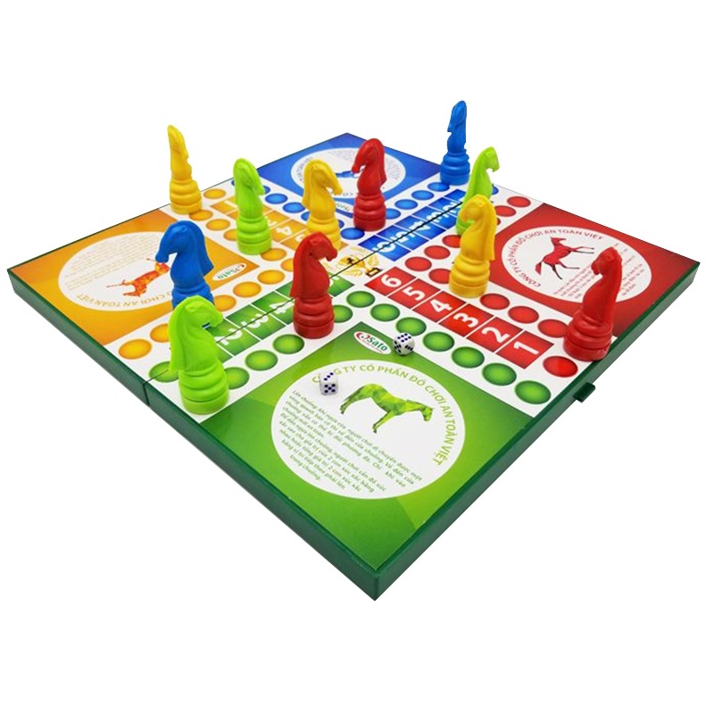 Bàn chơi Ludo được chia thành 4 phần.