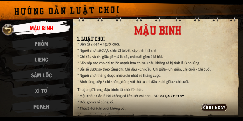 Mẹo chơi đánh bài Mậu Binh thắng lớn từ chuyên gia - Debet