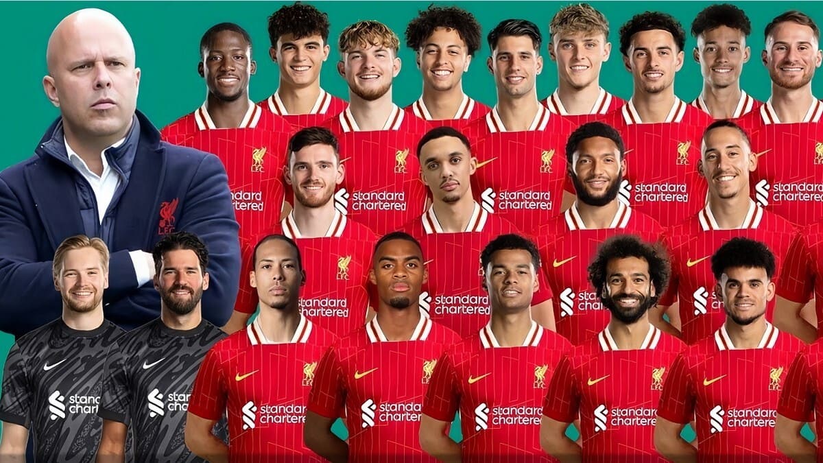 Đội hình Liverpool 2024/2025: Danh sách cầu thủ và số áo