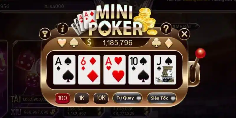 Tìm hiểu luật chơi mini poker cần biết