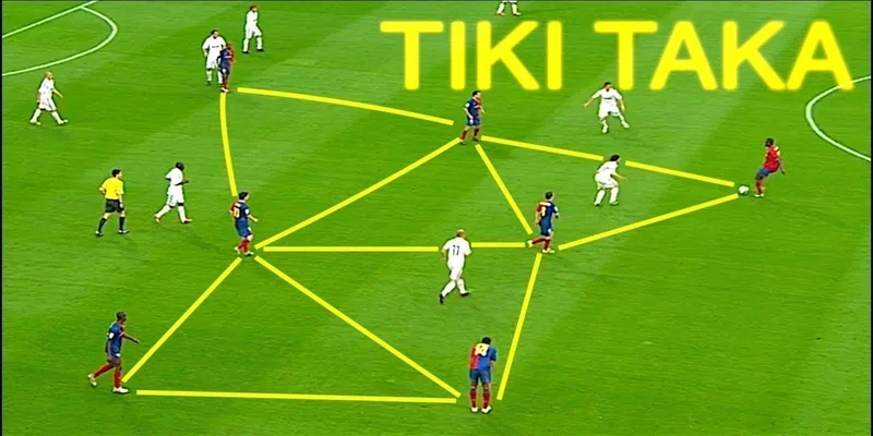 Chuyền ngắn trong chiến thuật Tiki-Taka